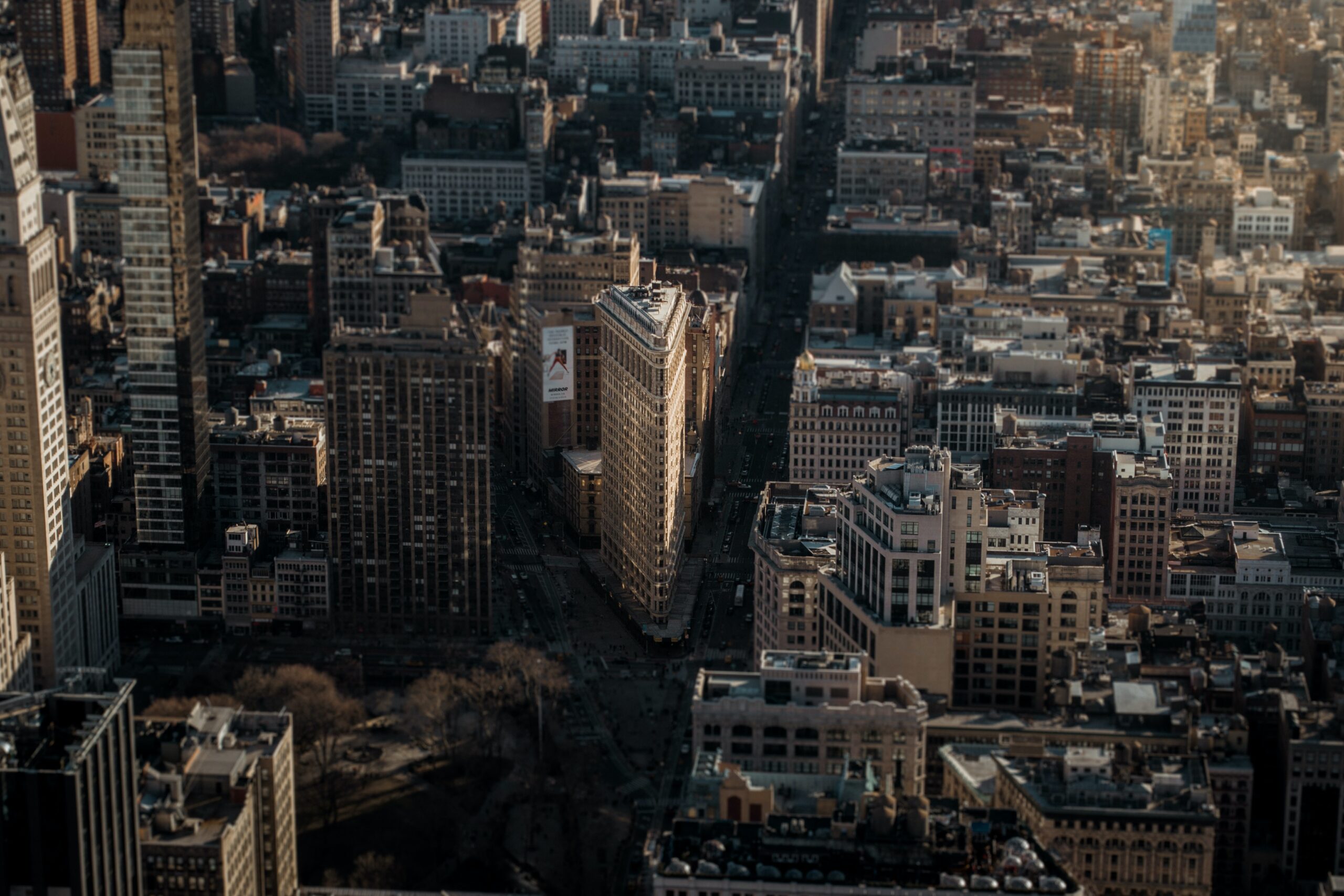 Luftaufnahme von New York City