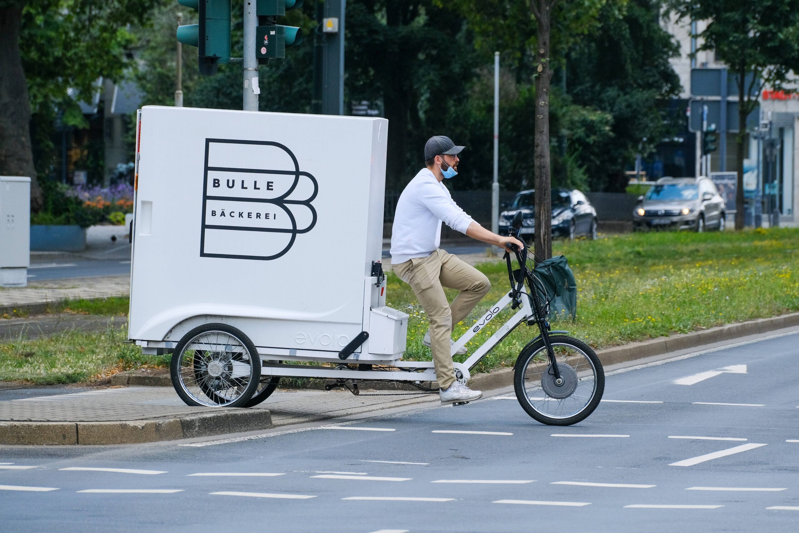 Evolo Z2 Lastenrad Lastenfahrrad Lasten-Fahrrad Bäckerei Bulle