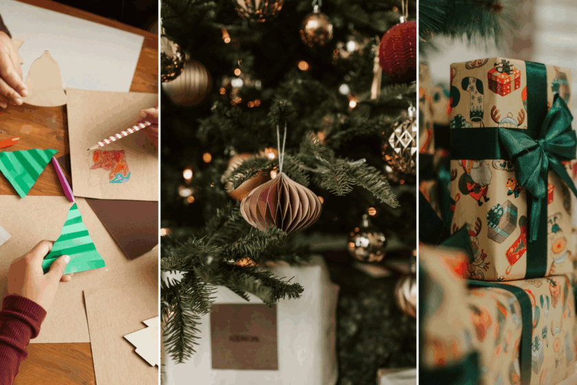 Weihnachtliche Collage