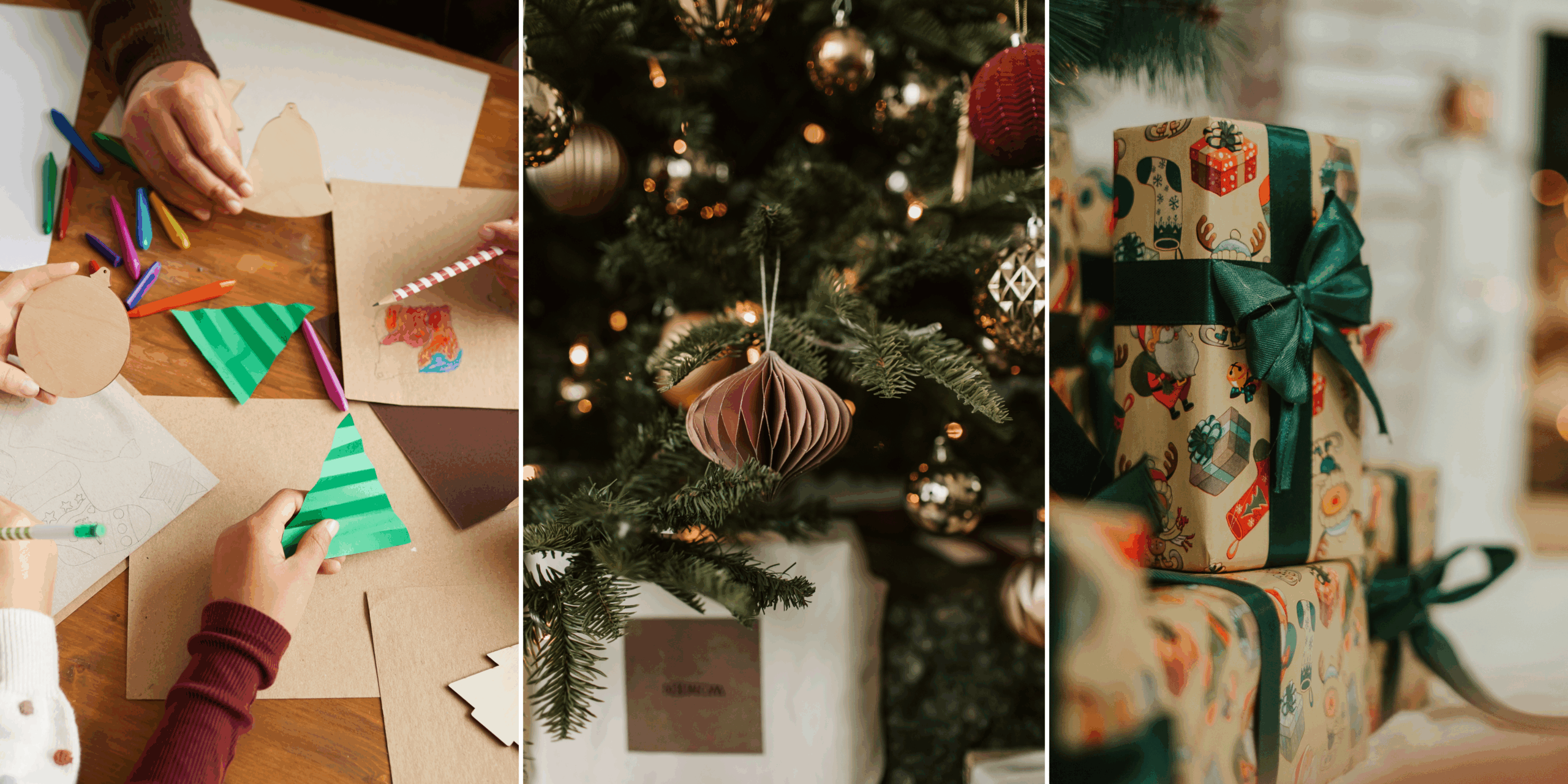 Weihnachtliche Collage