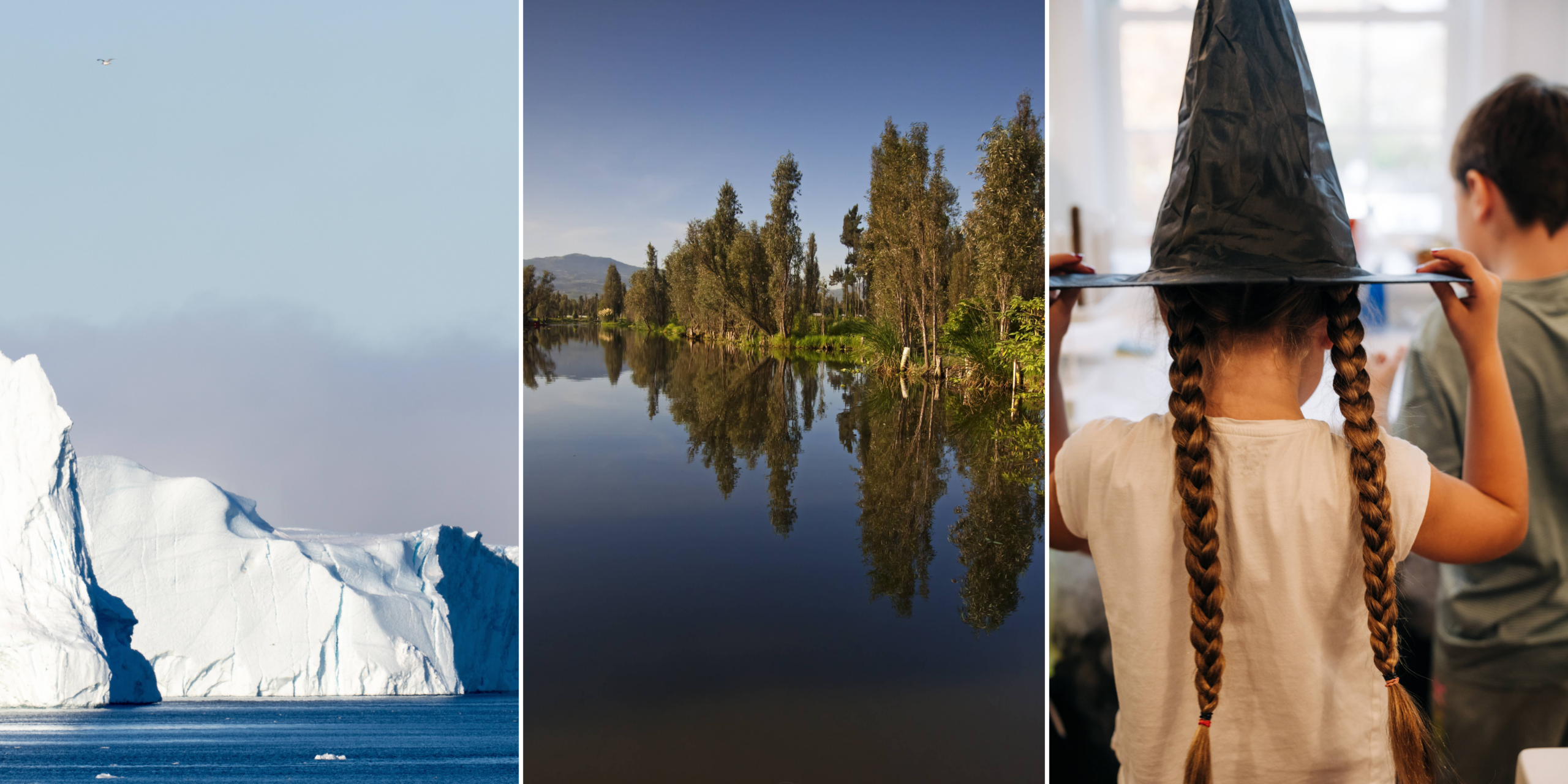 Collage mit drei Bildern